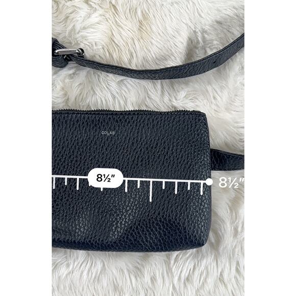 Co-lab by‎ Christopher Kon Belt Bag Black Vegan Leather NEW - Picture 10 of 10